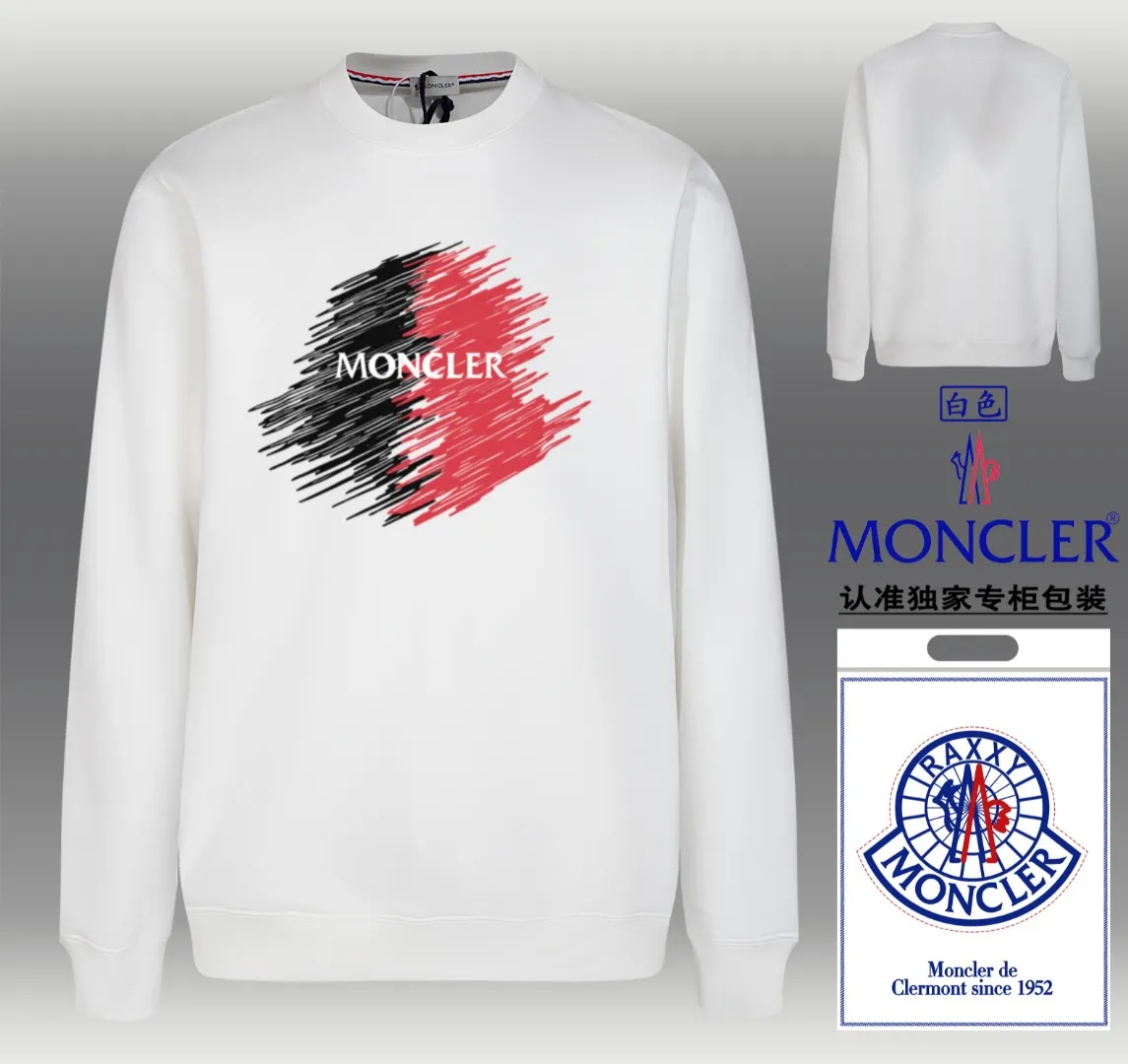 📦 📦 【 In Stock】 〖 𝐌𝐎𝐍𝐂𝐋𝐄𝐑~ 〗 440g ， 😎 ， ， Factory 2025 T ， ， Premium Breathable Same Style ：Black White Size：S M L XL 2XL